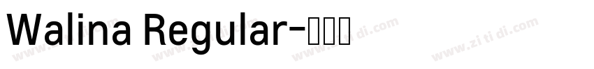 Walina Regular字体转换